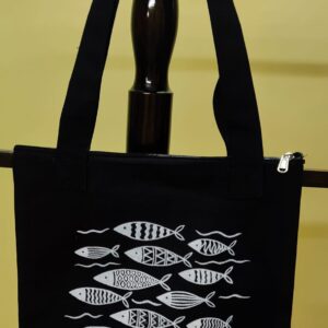 Canvas Tote bag - Hand Painted