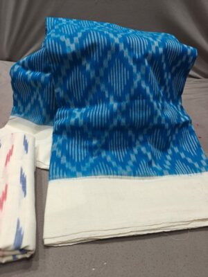 Pachampally pure marshalised cotton saree
