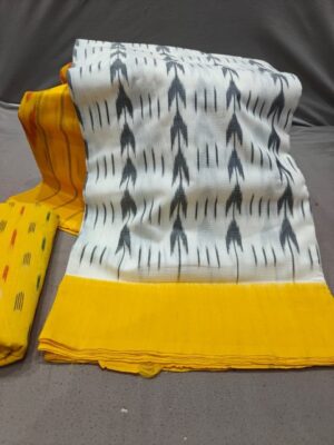Pachampally pure marshalised cotton saree