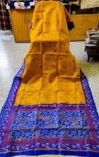 Katha stich work over Bishnupuri katan