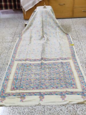Gachhi by Gachhi Tassure Saree with Katha stitch work