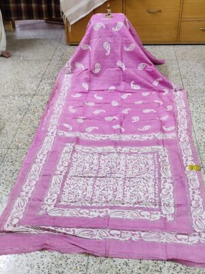 Gachhi by Gachhi Tassure Saree with Katha stitch work
