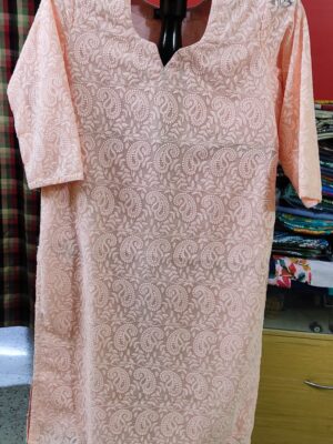 Chikankari Kurti — Organza