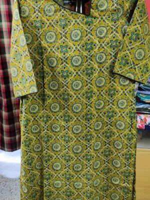 Pure Cotton Vanaspati Print Kurti