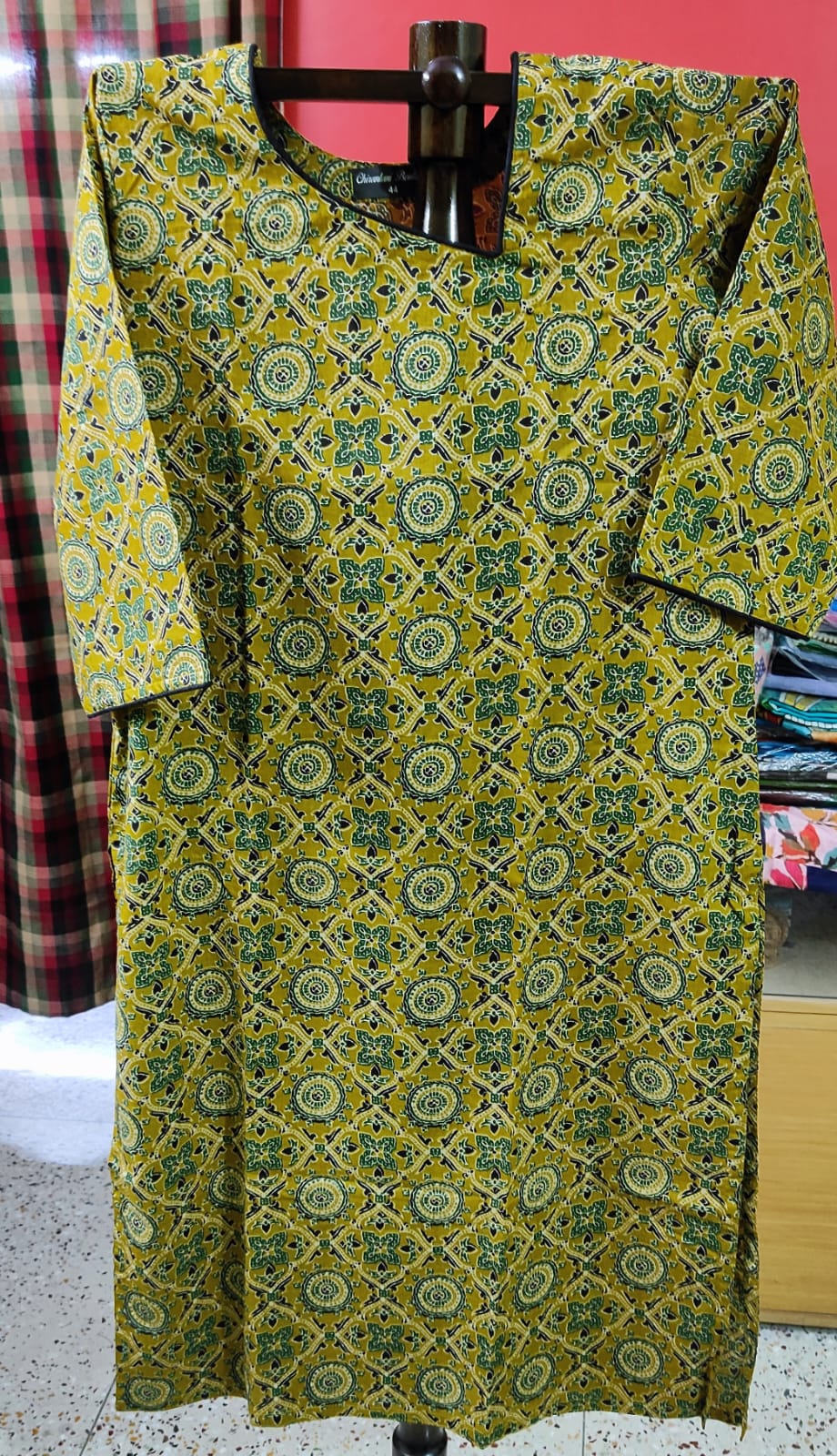 Pure Cotton Vanaspati Print Kurti