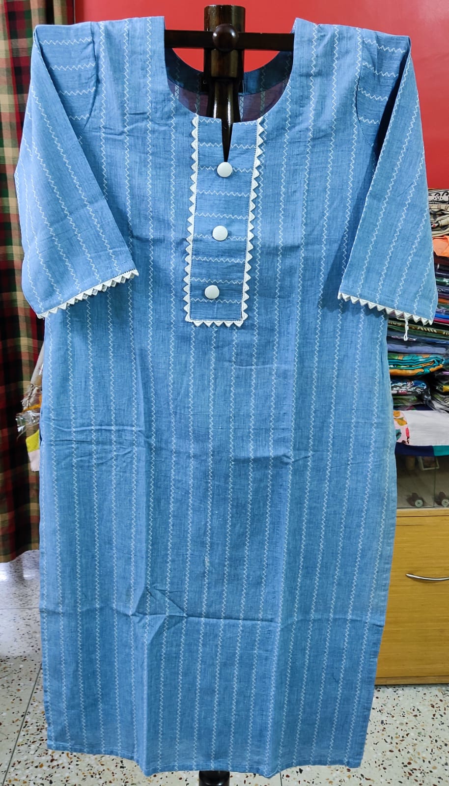 Pure Cotton Jamdani Kurtis