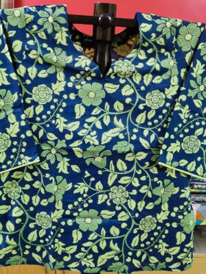 Pure Cotton Short Kurti — Floral Print