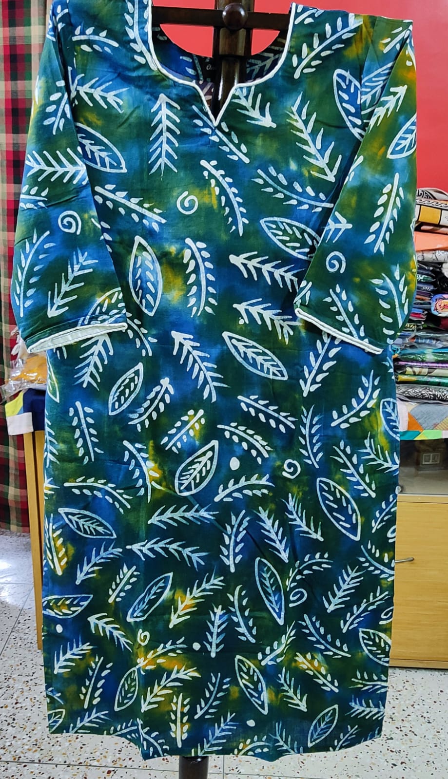 Pure Cotton Batik Kurti