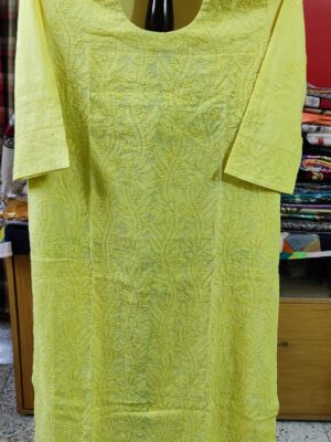 Pure Cotton Chikankari Kurti