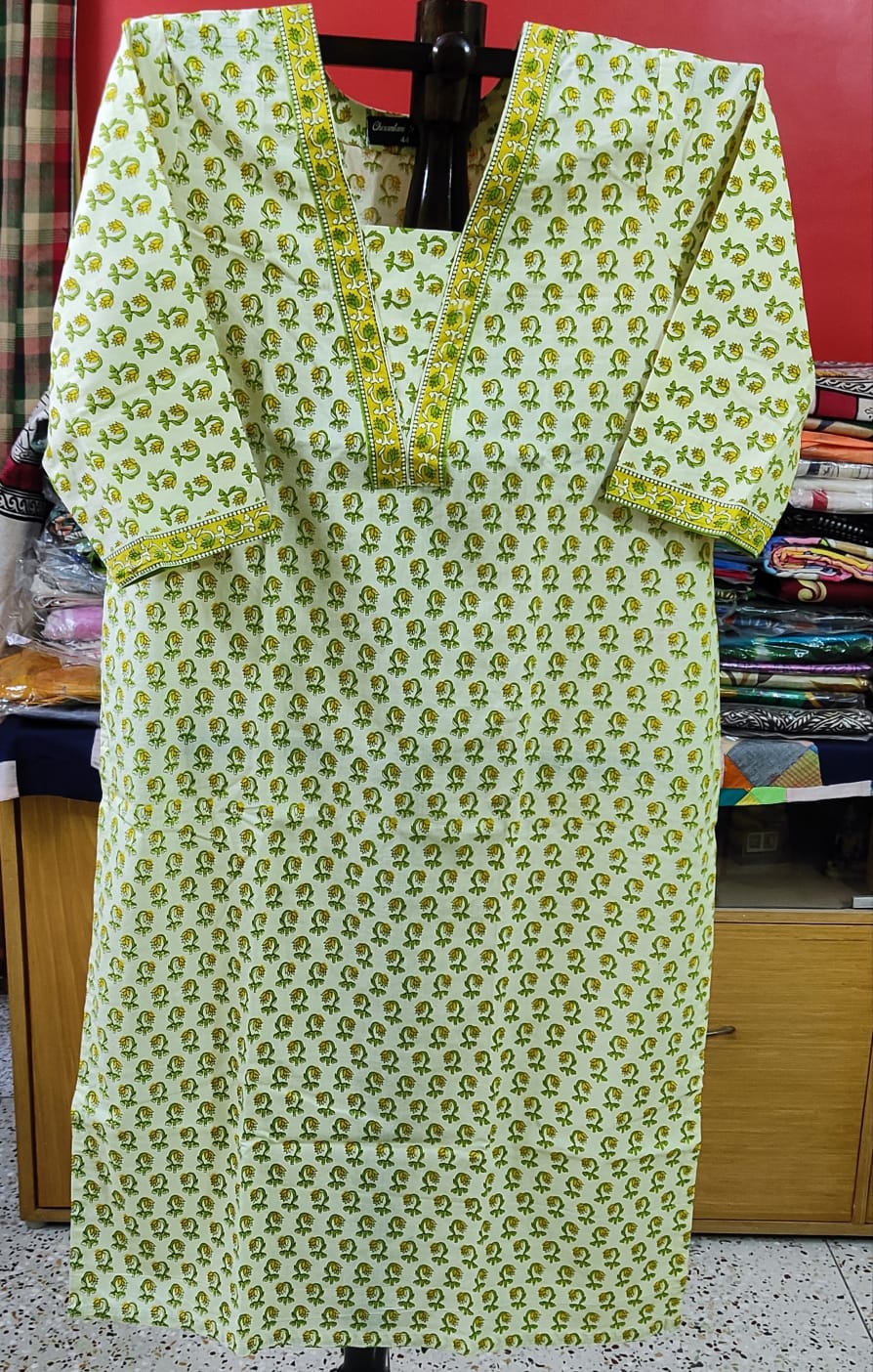 Pure Sanganeri Cotton Kurti